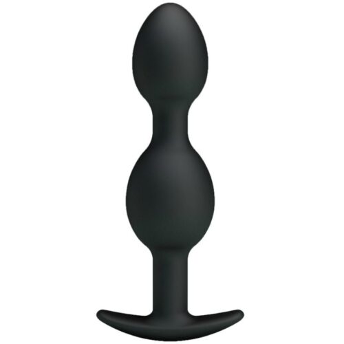 PRETTY LOVE - BOLAS ANALES SILICONA 12.5 CM NEGRO · PRETTY LOVE · Anal