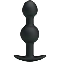 PRETTY LOVE - BOLAS ANALES SILICONA ESTIMULACION ESPECIAL 10.3 CM NEGRO · PRETTY LOVE · Anal