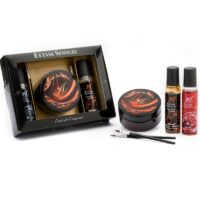 EXTASE SENSUAL - KIT COFRE CHOCOLATE AFRODISIACO · EXTASE SENSUAL · KITS DE MASAJE