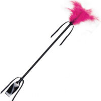 SECRETPLAY - FUSTA PLUMA NEGRO Y FUCSIA · SECRETPLAY · Látigos Golpes Suaves
