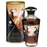 SHUNGA – ACEITE MASAJE EFECTO CALOR SABOR CAFÉ 100 ML