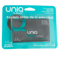 UNIQ - SMART PRESERVATIVOS PRE-ERECCIÓN SIN LATEX 3 UNIDADES · UNIQ · Cajas de 3