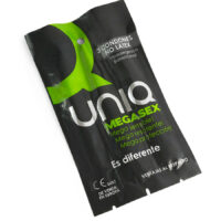 UNIQ - MEGASEX PRESERVATIVOS SENSITIVOS CON LIGUERO SIN LATEX 3 UNIDADES · UNIQ · Cajas de 3