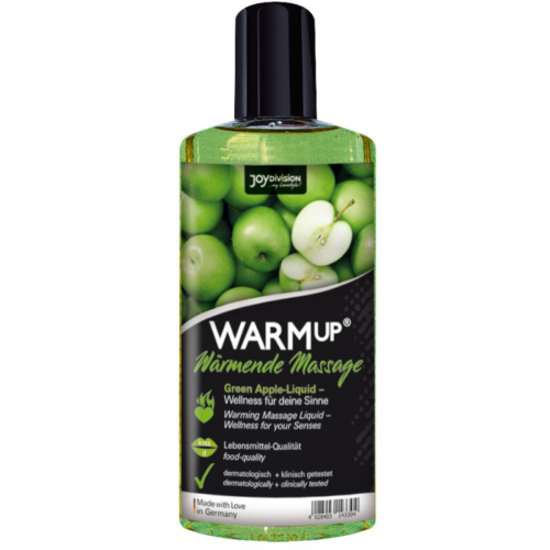 JOYDIVISION WARMUP - ACEITE DE MASAJE MANZANA VERDE 150 ML · JOYDIVISION · MASAJE EFECTO CALOR
