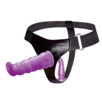 BAILE - ARNÉS ANAL Y VAGINAL FEMENINO LILA PUNTO G 17 CM · BAILE · Arneses sin Vibración