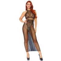 LEG AVENUE - VESTIDO EN RED CON ESPALDA DESCUBIERTA T.U. · LEG AVENUE · Bodystocking