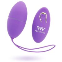 WOMANVIBE - ALSAN HUEVO CONTROL REMOTO SILICONA MORADO · WOMANVIBE · Vibradores control remoto
