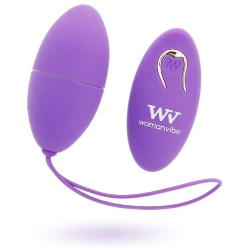WOMANVIBE - ALSAN HUEVO CONTROL REMOTO SILICONA MORADO · WOMANVIBE · Vibradores control remoto