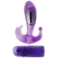 BAILE - ESTIMULADOR LILA VAGINAL Y ANAL CON VIBRACIÓN · BAILE · 100% Sumergible