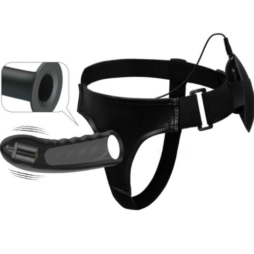 PRETTY LOVE - MARVIN STRAP ON CON VIBRACIÓN Y DILDO HUECO · PRETTY LOVE · Extensor pene con Arnés