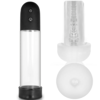 PUMP ADDICTED - BOMBA ERECCIÓN RX11 AUTOMÁTICA CON MASTURBADOR · PUMP ADDICTED · Bomba Alargadora Pene
