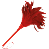 DARKNESS - PLUMA ESTIMULADORA ROJO 24CM · DARKNESS · Plumas