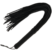 DARKNESS - LÁTIGO BONDAGE NEGRO 50CM · DARKNESS · LATIGOS BDSM