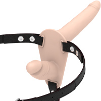 FETISH SUBMISSIVE HARNESS - DOBLE PENETRACIÓN FLESH · FETISH SUBMISSIVE · Arneses sin Vibración