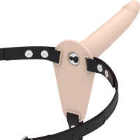 FETISH SUBMISSIVE HARNESS - VIBRADOR SILICONA FLESH 15 CM · FETISH SUBMISSIVE · Arneses con Vibración
