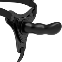 FETISH SUBMISSIVE HARNESS - SILICONA NEGRO G-SPOT 16 CM · FETISH SUBMISSIVE · Arneses sin Vibración