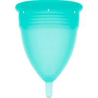 STERCUP - COPA MENSTRUAL FDA SILICONA AQUAMARINA - TALLA S · STERCUP · Copas vaginales