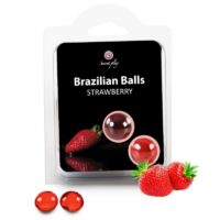 SECRETPLAY - BRAZILIAN BALLS FRESAS SET 2 BOLAS · SECRETPLAY · Bolas Brazilian Balls