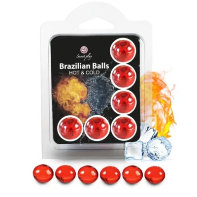 SECRETPLAY - SET 6 BRAZILIAN BALLS EFECTO FRIO Y CALOR · SECRETPLAY · Efecto Frío