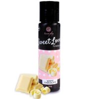 SECRETPLAY - GEL SWEET LOVE CHOCOLATE BLANCO 60 ML · SECRETPLAY · Con deliciosos Sabores