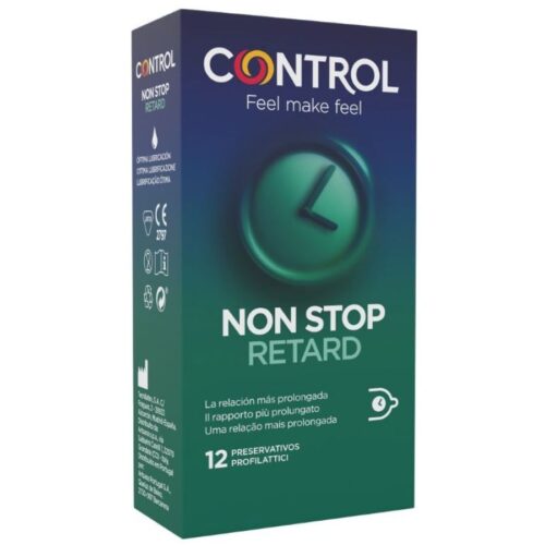 CONTROL - NON STOP RETARD PRESERVATIVOS 12 UNIDADES · CONTROL · Gama Placer Prolongado