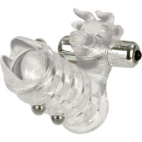 CALEXOTICS - FUNDA PENE CON VIBRADOR PARA CLITORIS · CALEXOTICS · Anillos con Vibración