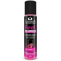 INTIMATELINE - LUXURIA FEEL LUBRICANTE BASE AGUA CEREZA 60 ML · INTIMATELINE · Con deliciosos Sabores