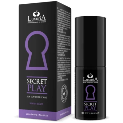INTIMATELINE LUXURIA - LUBRICANTE PARA JUGUETES SECRET PLAY 30 ML · INTIMATELINE · BASE AGUA