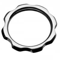 METAL HARD - ANILLO TORQUE METAL PARA PENE Y TESTÍCULOS 45 MM · METAL HARD · Anillas pene metal BDSM