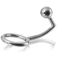 METAL HARD - COCK RING ANILLO CON GANCHO INTRUDER ANAL 45MM · METAL HARD · Anillos con Plug