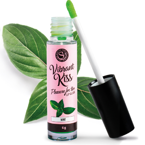 SECRETPLAY - LIP GLOSS VIBRANT KISS MENTA · SECRETPLAY · Intensificador Orgasmos