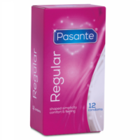 PASANTE - CONDOM GAMA REGULAR 12 UNIDADES · PASANTE · Cajas de 4 a 24