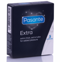 PASANTE - EXTRA PRESERVATIVO EXTRA GRUESOS 3 UNIDADES · PASANTE · Cajas de 3
