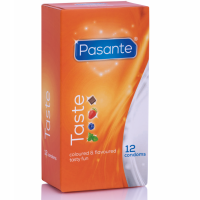 PASANTE - PRESERVATIVOS SABORES 12 UNIDADES · PASANTE · Sabores