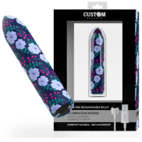 CUSTOM BULLETS - BALA RECARGABLE SPRING 10 INTENSIDADES · CUSTOM BULLETS · Balas vibradoras
