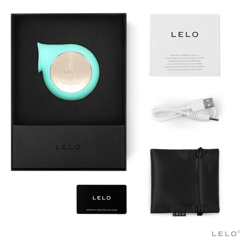 LELO - SILA ESTIMULADOR POR ONDAS DE CLITORIS VERDE AGUA 3 LELO - SILA ESTIMULADOR POR ONDAS DE CLITORIS VERDE AGUA - Imagen 3