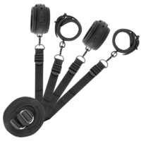 FETISH SUBMISSIVE - SET DE ESPOSAS Y ATADURAS CON FORRO DE NEOPRENO · FETISH SUBMISSIVE · Esposas de fijación