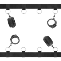 FETISH SUBMISSIVE - SET ATADURAS CAMA LUXURY CON FORRO DE NEOPRENO · FETISH SUBMISSIVE · Esposas de fijación