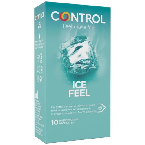 CONTROL - ICE FEEL PRESERVATIVOS EFECTO FRIO 10 UNIDADES · CONTROL · Cajas de 4 a 24