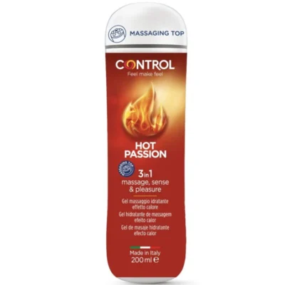 CONTROL - GEL 3 EN 1 HOT PASSION 200 ML · CONTROL · Efecto Calor