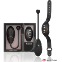 ANNES DESIRE - HUEVO CONTROL REMOTO TECNOLOGÍA WATCHME NEGRO/GOLD · ANNES DESIRE · Vibradores control remoto