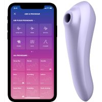 SATISFYER - DUAL PLEASURE AIR PULSE VIOLETA · SATISFYER · Para Clítoris