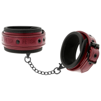 FETISH SUBMISSIVE DARK ROOM - ESPOSAS TOBILLOS CUERO VEGANO CON FORRO DE NEOPRENO · FETISH SUBMISSIVE · Esposas