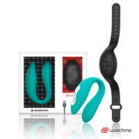 WEARWATCH - VIBRADOR DUAL TECHNOLOGY WATCHME AGUAMARINA / AZABACHE · WEARWATCH · Vibradores control remoto