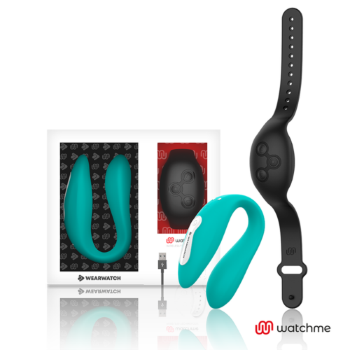 WEARWATCH - VIBRADOR DUAL TECHNOLOGY WATCHME AGUAMARINA / AZABACHE · WEARWATCH · Vibradores control remoto