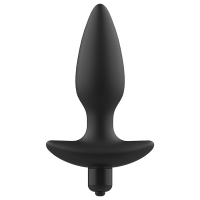 ADDICTED TOYS - MASAJEADOR PLUG ANAL CON VIBRACIÓN NEGRO · ADDICTED TOYS · Anal